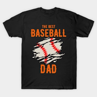 The Best Baseball Dad T-Shirt